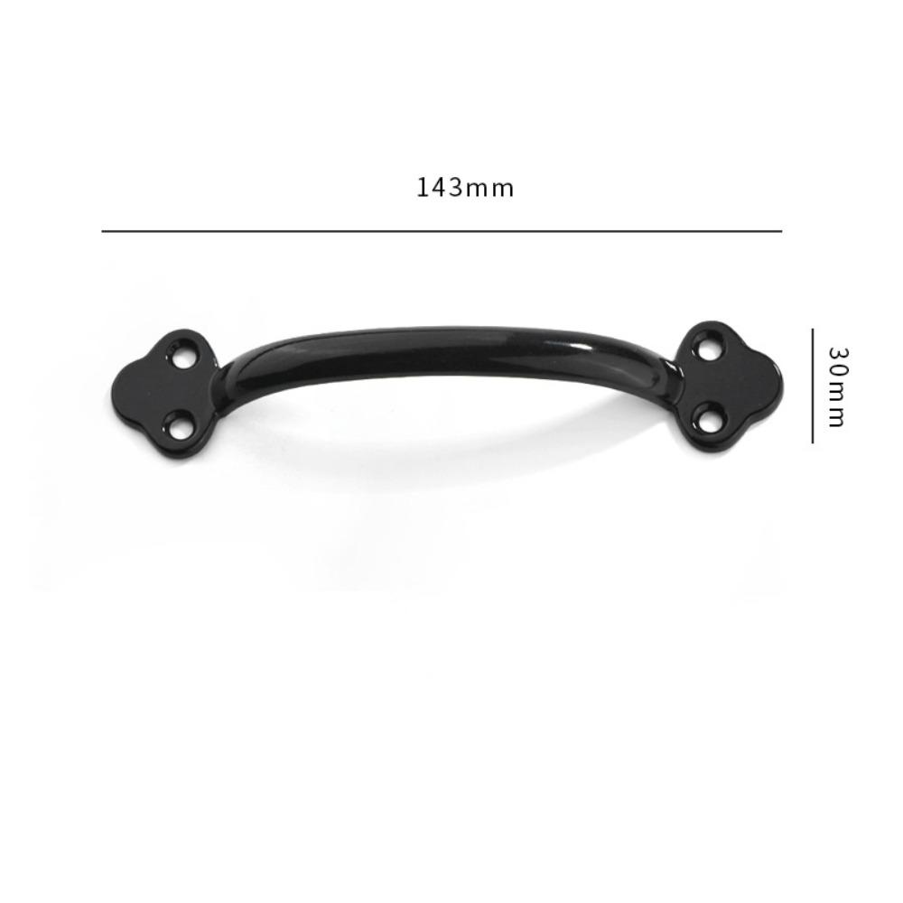 Zinc Alloy Arched Cabinet Door Handles Bronze Wardrobe Door Handle For Cabinet Wardrobe Drawer