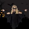 Moerstar Bat Costume, Halloween Cosplay for Kids, Includes Cape and Eye Mask, Vampire-Style Batman Costume for Kids, Perfect for Halloween Parties,