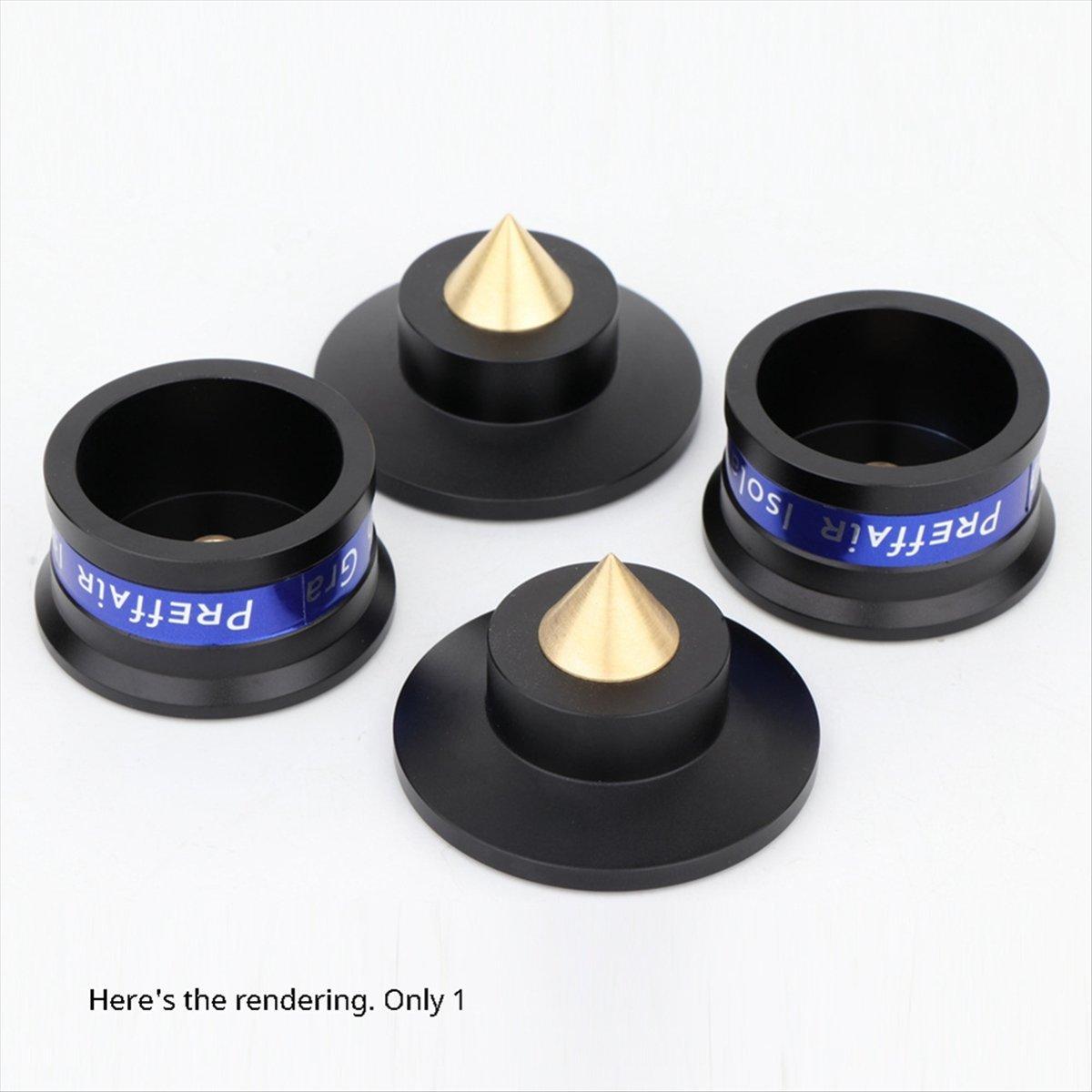

Speaker Isolation Spikes Speaker Base Pads with Non-Slip Base Pad Aluminium Anti-Vibration for Turntable Amplifier B China Mainland