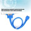 Double USB Baffle Cable Motherboard 19 Pin to Dual Port A Female Extension Rear Panel Bracket