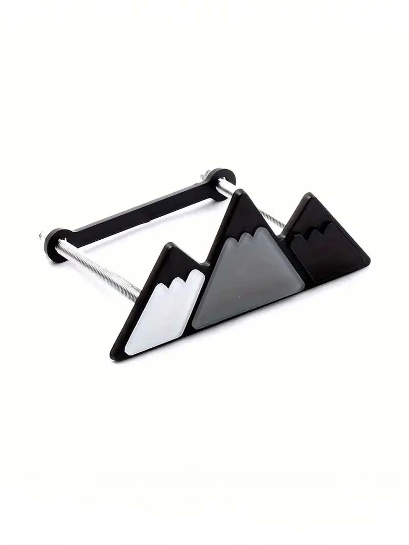 

Tri-Color Grille Badge Decoration Accessories, Compatible with Tacoma, 4Runner, Tundra, Sequoia, Rav4, and Highlander Cars White and gray