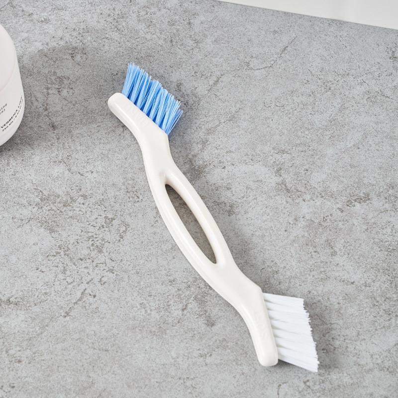 Bathroom Grout Tile Brush With Dual Head For Efficient Cleaning Home Maintenance