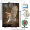 5D DIY Animal Owl Cross Stitch Rhinestones Diamond Drawing Embroidery Mosaic Home Decor