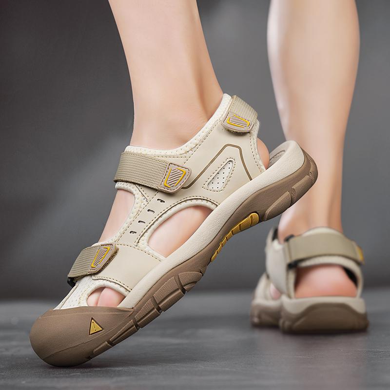 New Summer men's sandals Trendy design styles Leisure outdoor beach and tourist walking High quality Breathable shoes