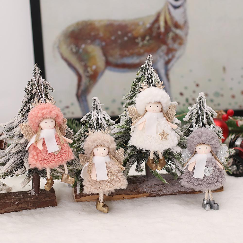 Christmas Combination Set Doll Pendant Faceless Doll Pendant Angel Pendant Christmas Decorations