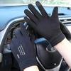 Thermal Fce Lined Thin Gloves for Men And Women Cycling Driving Touchscreen Ible Autumn Winter Riding Gloves Ex