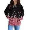 Women's Fashion Daily  Casual Hoodie Long Sleeve Printed Top