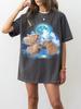 Capybara Shirt, Vintage Capybara T-Shirt, Capybara Gift, Capybara Meme, Funny Capybara Tee, Retro Three Capybara Moon T Shirt