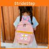 Cute Duck Cartoon Backpack For Toddlers Boys And Girls Trendy Canvas Bag