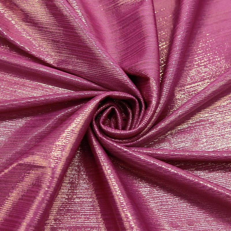 100/300/500cm Metallic Stamping Silver Shiny Fabric Bright Silky Fabric for Diy Sewing Dress Dance Stage Performance Clothes
