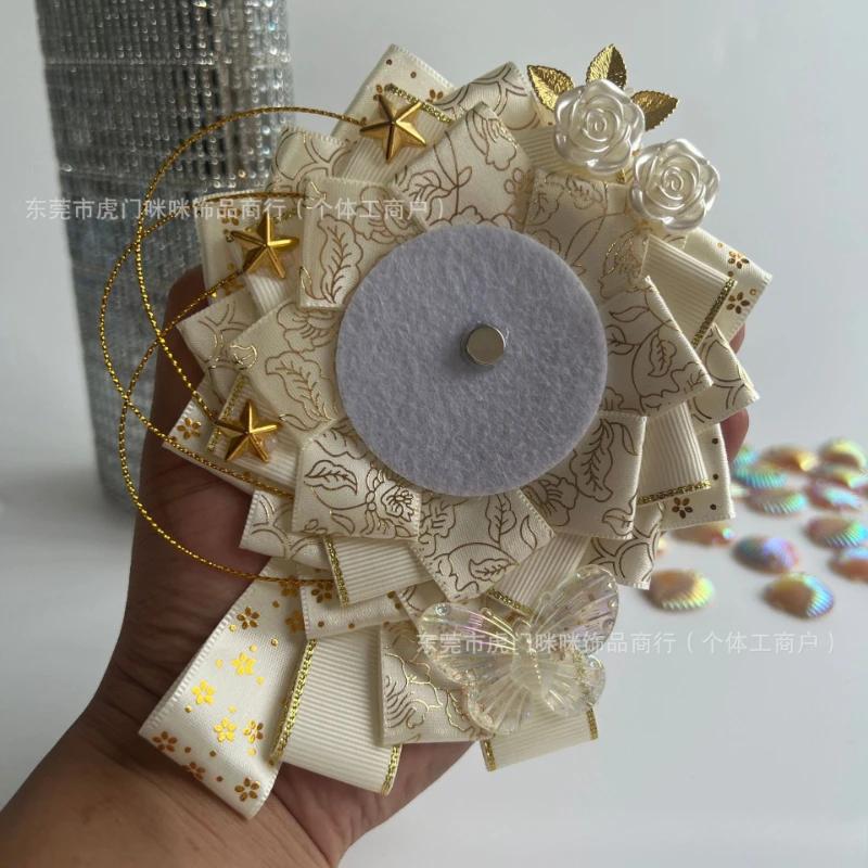 1 Set New 58mm Anime Badge Holder Star-shaped Ita Bag Flange Backing Display Stand for Brooches Pins Accessory for Collection
