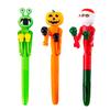 Yousheng Fun Boxing Pen with Movable Arm 0.5mm Blue Ink Ballpoint Pen Cartoon Stress Relief Writing Tool Novelty Gift