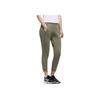 Adidas Logo Print Cuffed Nine-Point Casual Sports Pants Women Pants Heritage-Green FM9324