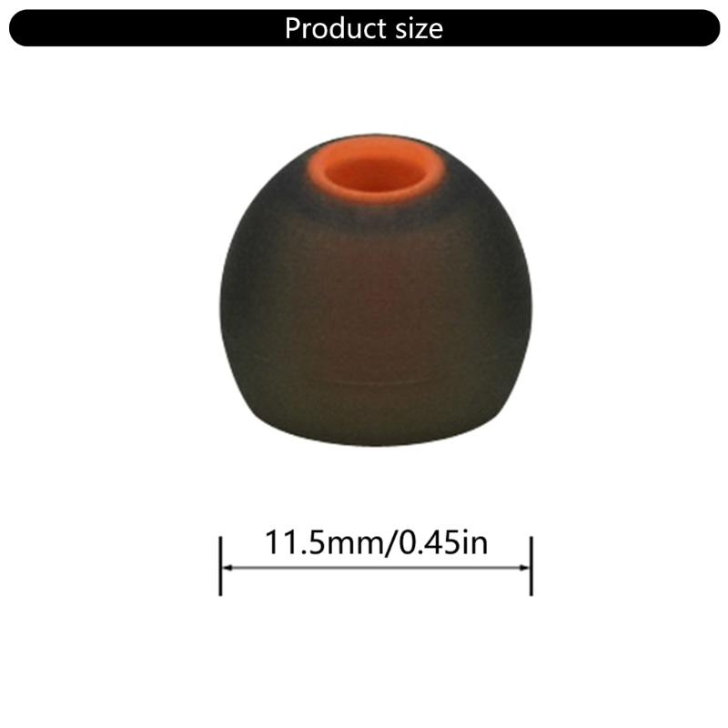 6PCS Replacement Silicone Earbud Covers for T180a, T280a, T380a, T110bt, T115bt Enhances Sound