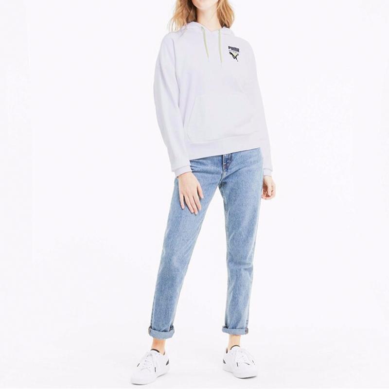 Puma Tfs World Resonance Series Hoodie Women Tops White 599056-02