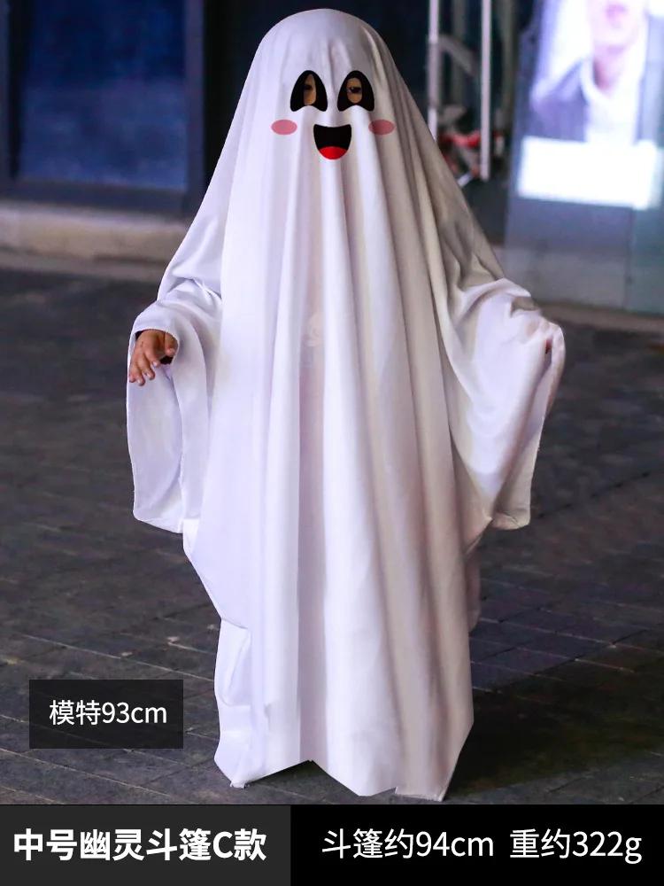 Halloween Ghost Costume Children Adult Masquerade Ghost Cape Holiday Funny Dress Up cosplay Halloween Decoration