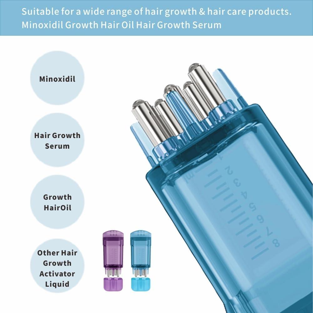 8ML Minoxidil Applicator Mini Root Comb Applicator Bottle Portable Massage Comb  Scalp Care Tool