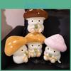 Plush Mushroom Whimsical Toy Material Children Room Decor Festival Gift Dolls