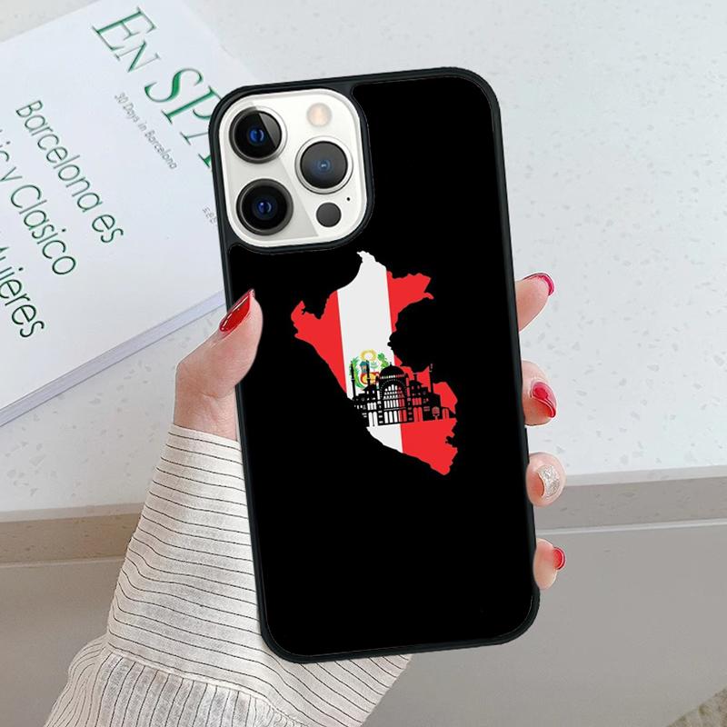 

Peru Flag Coat Of Arms Phone Case cover For iPhone 17 Air 15 16 16e 14 13 Pro Max Coque 12 11 Pro Max For Apple PLUS fundas iPhone 11pro max