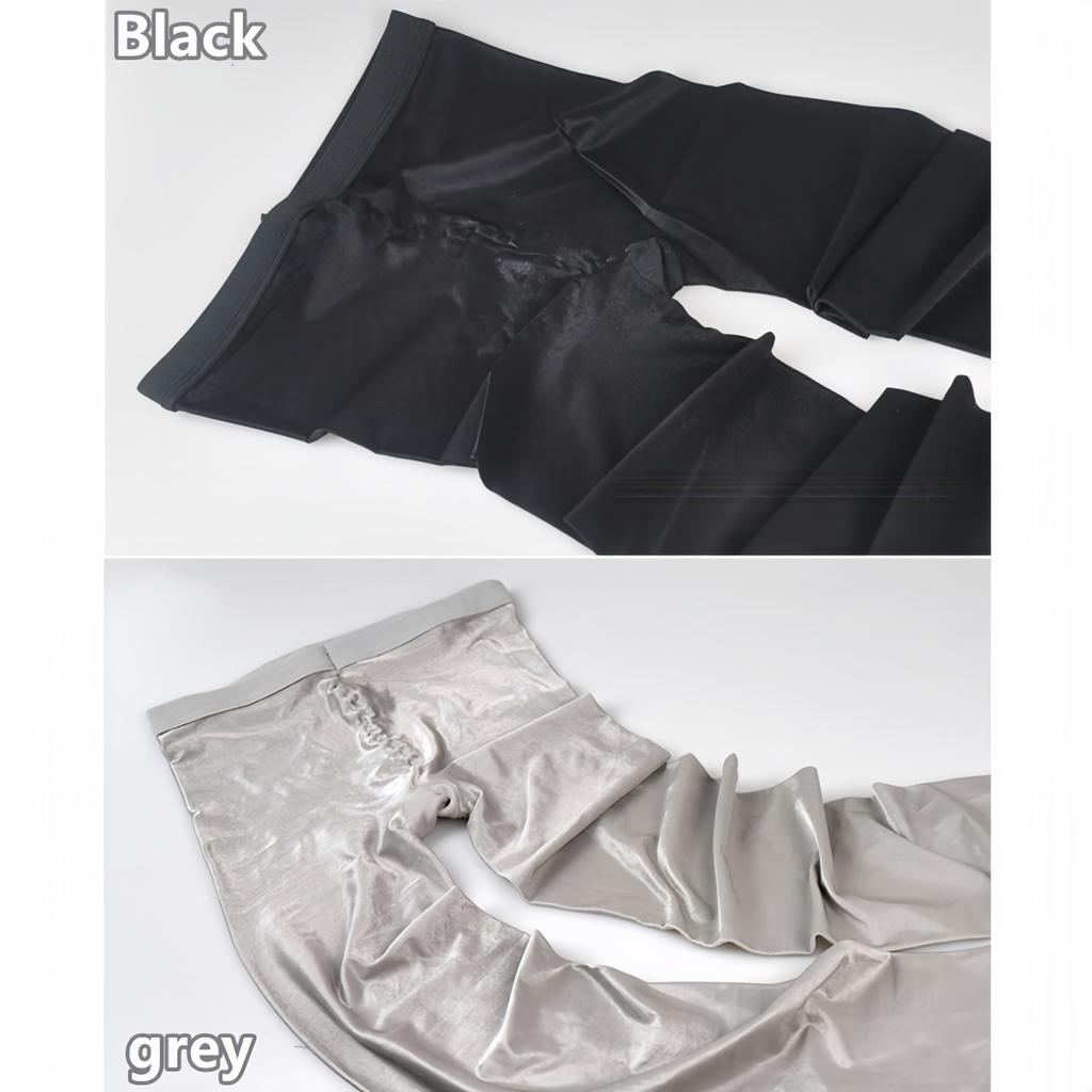 70D Plus Size Oil Reflective Glossy Shiny Pantyhose Curvy Women Nightclub Dance Wear High Waist Shaping Tights Leggings