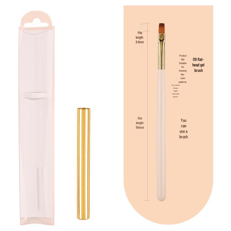 Japanese 12-Piece Nail Art Brush Set for Gel and Flower Designs