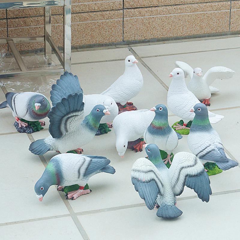 Dove Tree Resin Garden Ornaments: Outdoor Sculpture & Horticulture Set