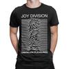 Meeste Joy Division Unknown Pleasures T-särk 100% puuvillast riided Uudne lühikeste varrukatega ümmarguse kaelusega T-särgid Graafilise trükiga T-särgid