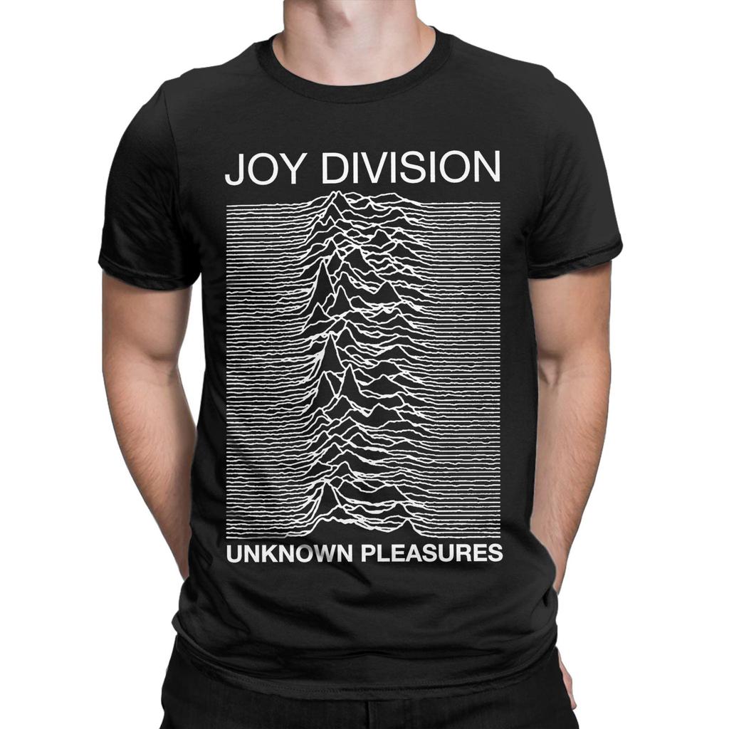 Meeste Joy Division Unknown Pleasures T-särk 100% puuvillast riided Uudne lühikeste varrukatega ümmarguse kaelusega T-särgid Graafilise trükiga T-särgid