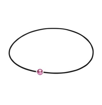 Hayata Favorite RAKUWA Necklace EXTREME Mirror Ball 45cm [Hina Product] (Light) Pink/Silver