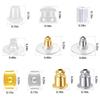 Transparent Earring Back Stoppers Soft Silicone Earring Safety Back Ear Plug Set  DIY Earring