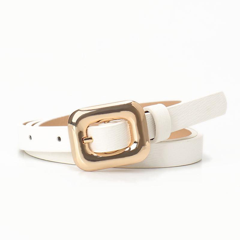 Spring 2025 Womens Alloy Buckle Belt With Minimalist Style For Office Look