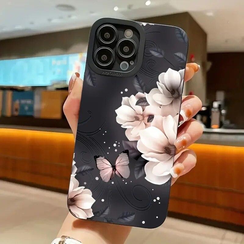 Módní krásný animovaný telefon pro Iphone 14 Pro 8 X Mini 6 XS Max 7 Plus 12 XR 13 11 6s TPU silikonový rovný měkký silikonový kryt