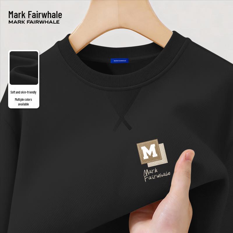 MARK FAIRWHALE Men s Graphic Heavyweight Round Neck Sweatshirt 3XL