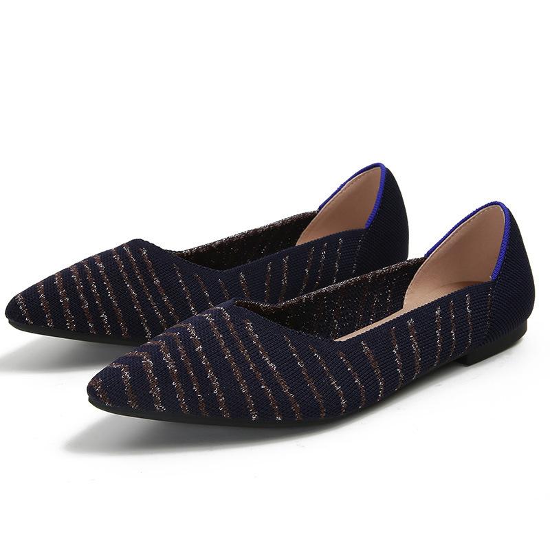 

Вязаная одинарная обувь, обувь-яичный рулет, обувь Дуду, женская плетеная обувь, женская обувь из летящей вязки 34