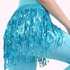 Women Belly Dance Clothing Accessories Tassel Belts Glitter Flap Hip Scarf Sequins Belt