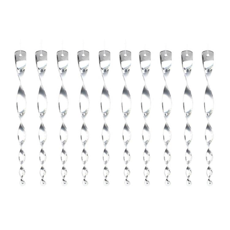 10Pcs Wind Chime Bird Scareres Reflective Deterrents Stick Sun Resistant Bird Scarers for Balcony and Yard Hanging