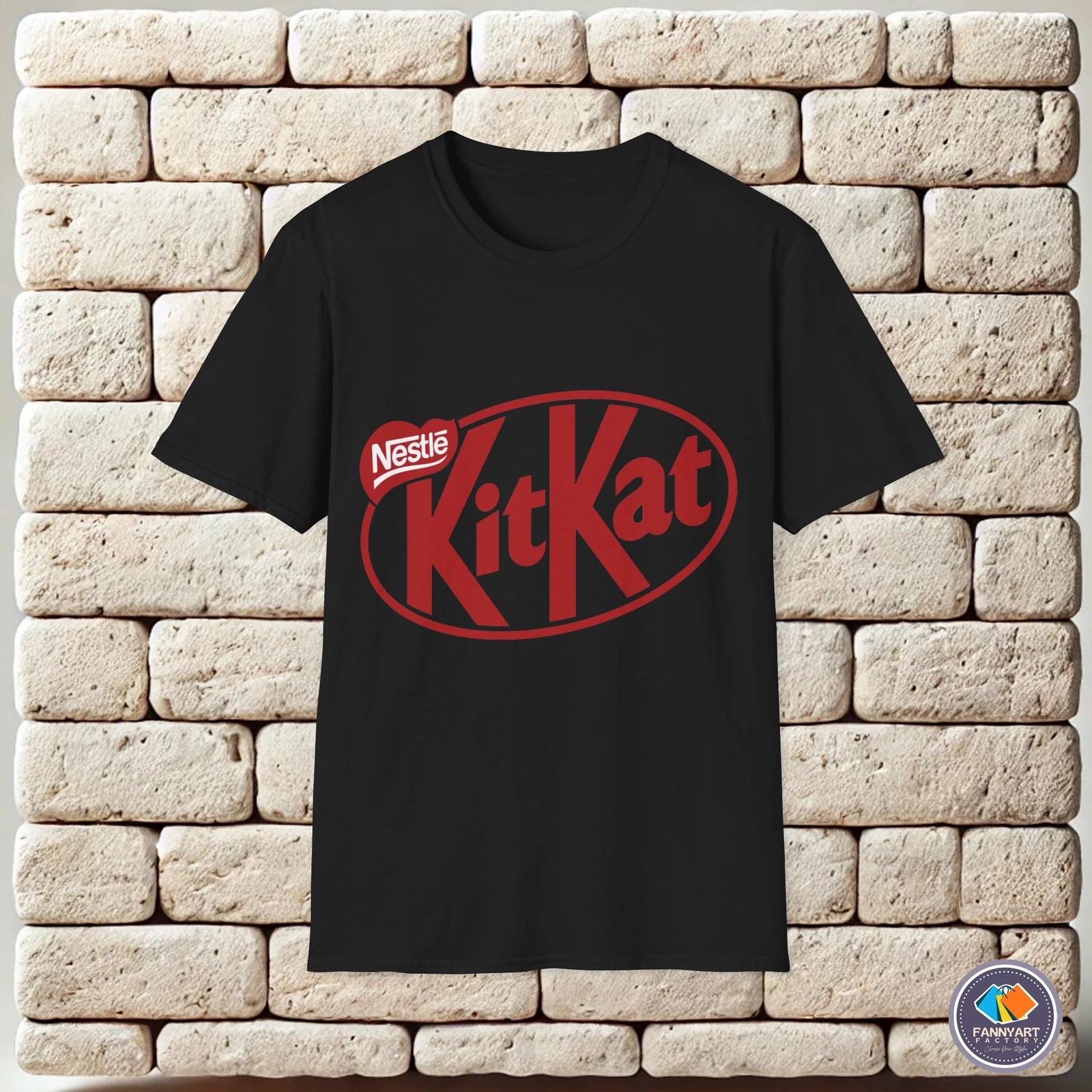 

Унисекс футболка с логотипом Kit Kat XL