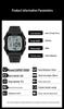 Sanda Men's Barrel Dual-Time Waterproof Sports Watch with Large Dial