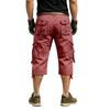 Men's Cotton Cargo Shorts with Multiple Pockets, Casual Summer Shorts (Belt Not Included)