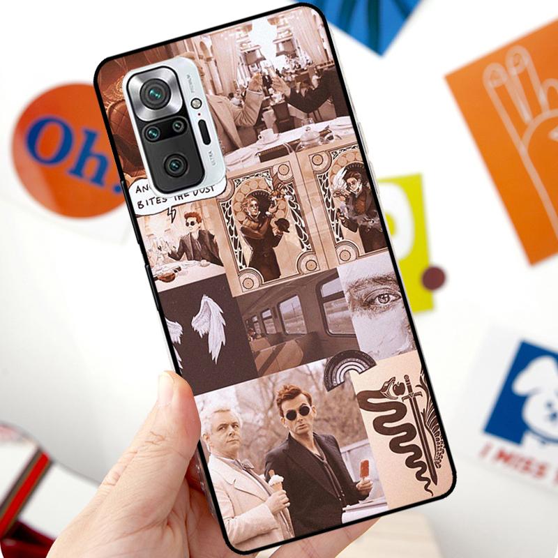 

Good Omens Case For Xiaomi Redmi Note 12 Pro 11 8 9 10 Pro 9S 10S 11S 12S Redmi 12C 10C 9C 10A Cover Redmi 9