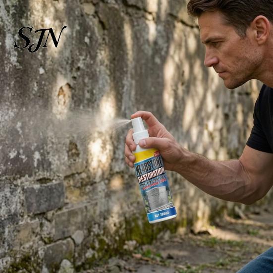 Tombstone Cleaner Headstone Restoration And Cleaning Spray, Monument for Granite Spray Marble Cemetery Memorials, Gentle Stone Care Way 50/100ml