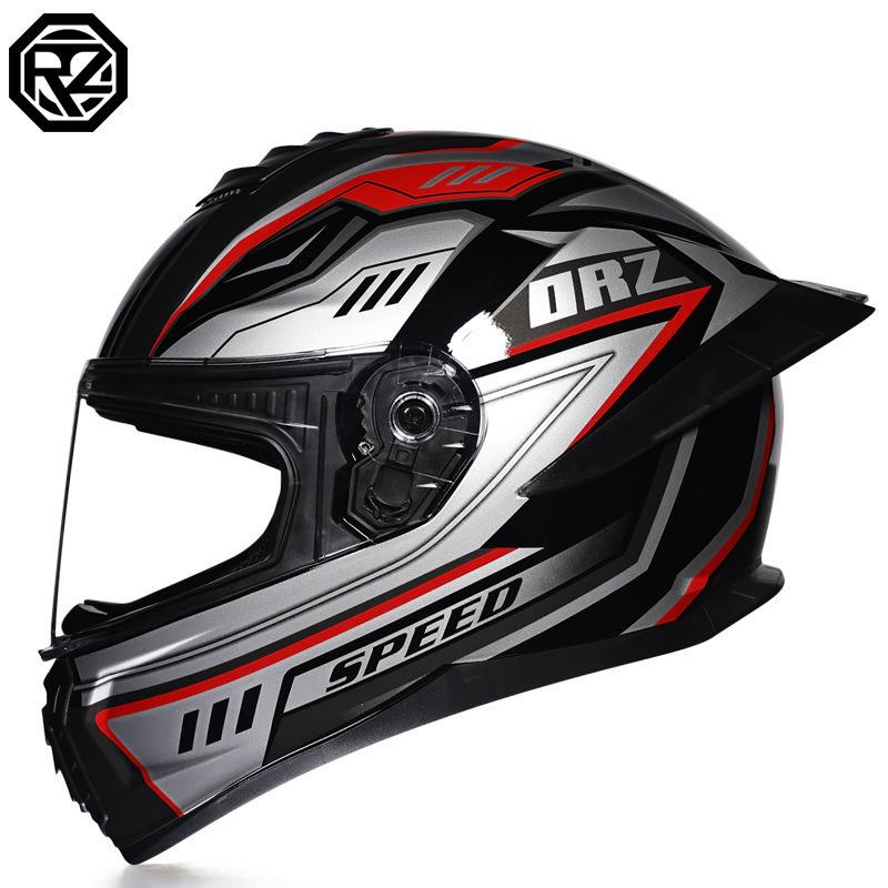 Motocross helmet Adult certif ication safety helmet DOT Motorcycle Helmets Moto full Face Racing helmet Double Visor