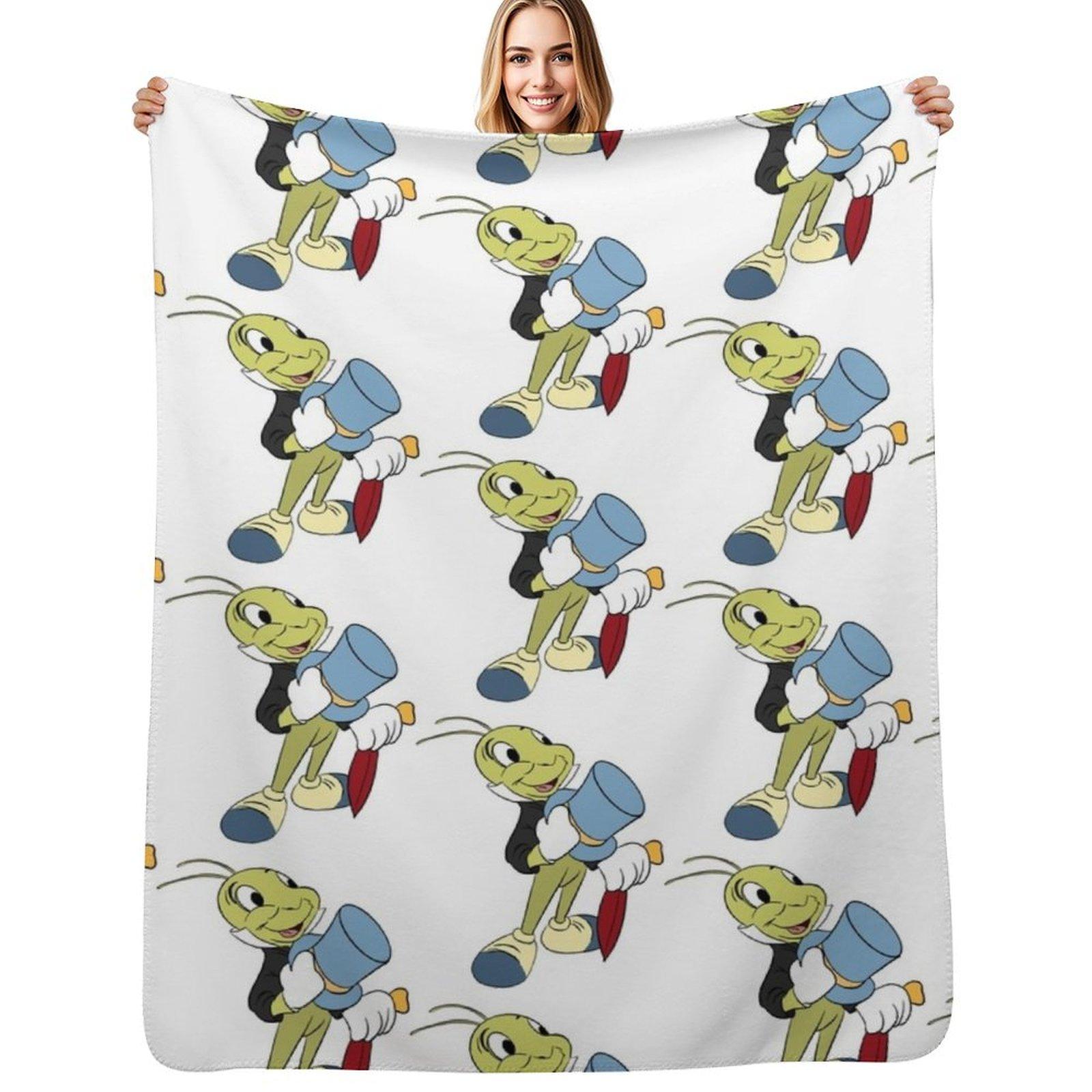 

Jiminy Cricket Throw Blanket Fluffy Cozy Throw Blanket for Home Decor 102x76cm(40x30in)