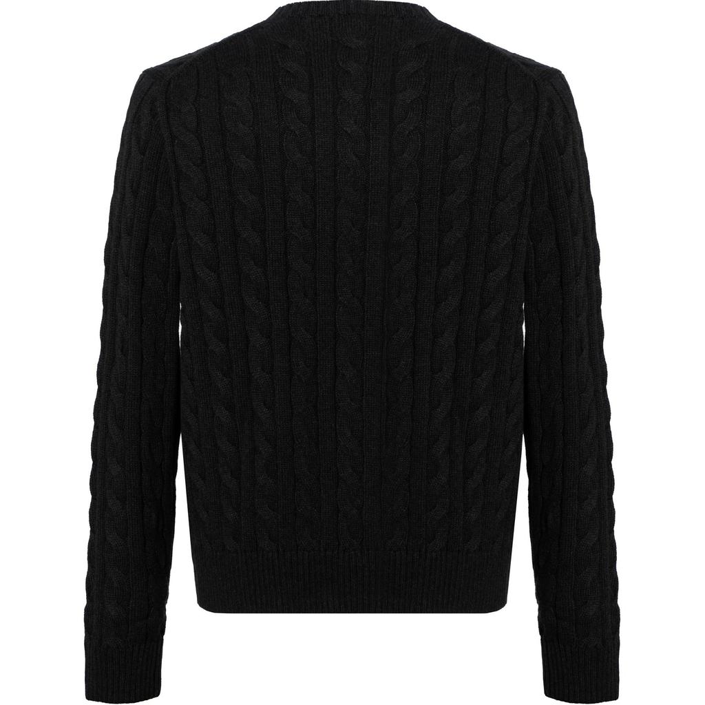 Polo Ralph Lauren Zopfmuster-Pullover mit Rundhalsausschnitt 710775885-038