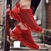 Spring and Autumn New Fly-woven Fish Scale Blade Sneakers Large Size Casual Shoes