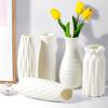 Vase en Plastique Imitation Céramique Pots de Fleurs Mariage Maison Jardin Extérieur Table DIY Cadeau Bonsaï Festival Fête Cour Décoration