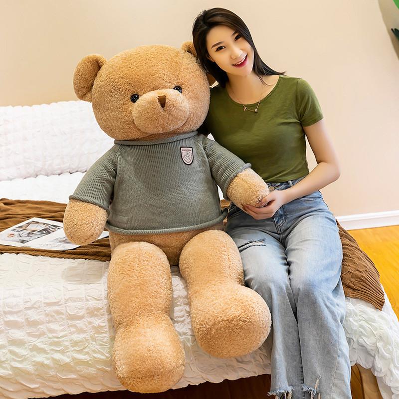 Bear Cartoon Teddy Animal Plush Doll Bear Pillow Soothing Sleep Birthday Gift