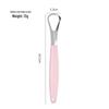Stainless Steel Tongue Scraper - Removes Coating and Dirt for Adult Oral Hygiene