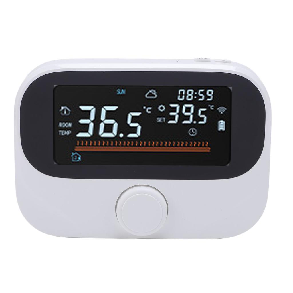 Smart WiFi Boiler Thermostat One to One Rotary Knob Programmable Time Period RF Wireless Boiler Thermostat for Tuya