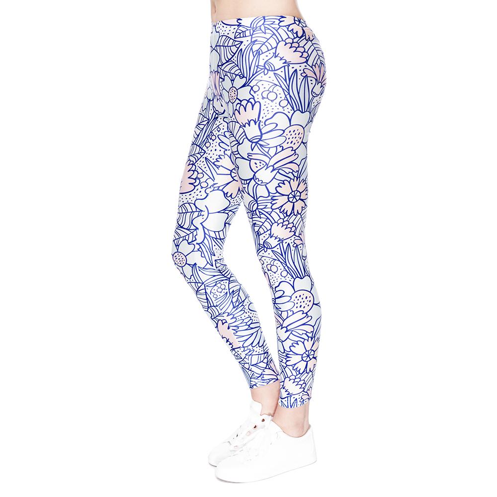 Women Leggings Lovely Hologrephic Digital Print Fitness Legging High Waist Workout Pants Casual Street Leggins Autumn
